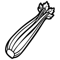 Minimal Celery Vector Illustration