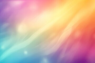 Vibrant, flowing hues blend into a soft, abstract background