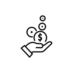 Profit Rounded Line Icon