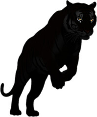 Obraz premium animal silhouette transparent background illustration vector logo design digital icon symbol sign