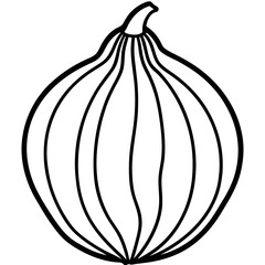 Chayote Botanical Vector Illustration