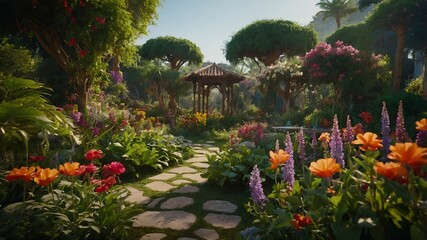 Obraz premium flowers in the garden