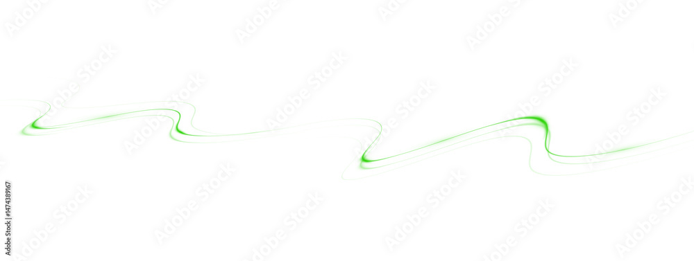 Canvas Prints green speed motion lines with glowing light trails – abstract swirling sparkles, fast neon effect, c