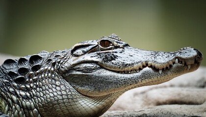 Obraz premium north american crocodile