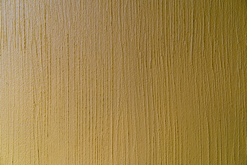 loft yellow cement wall or golden rough striped concrete floor or top view wave surface table or...