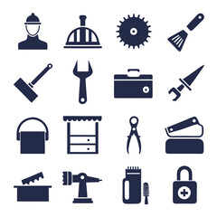 Collection of Various Tools and Equipment Icons