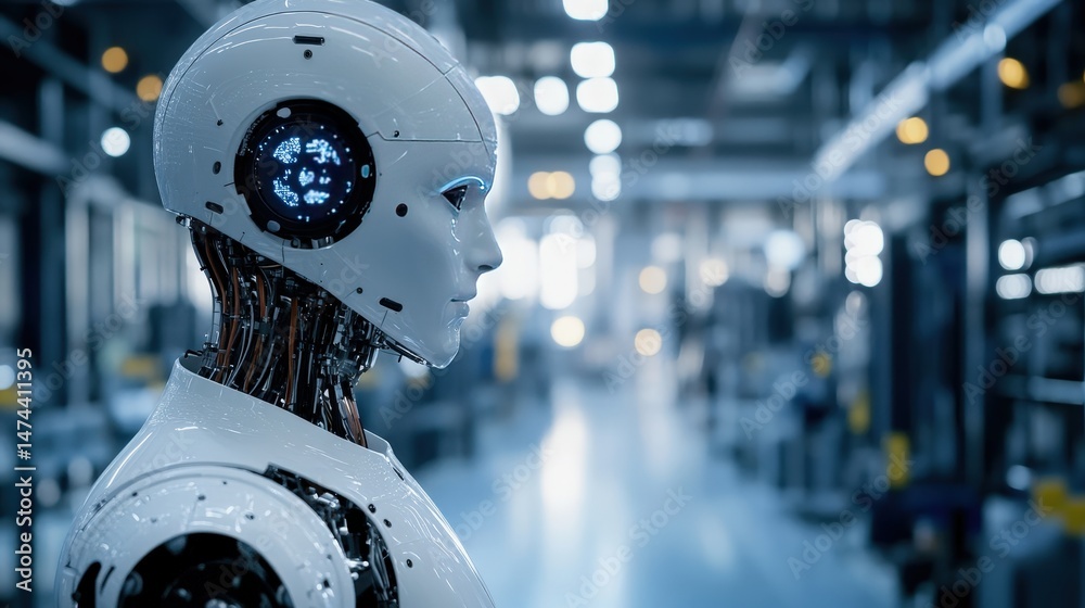 Poster An advanced artificial intelligence system orchestrating seamless communication between self-learning robots and automated industries