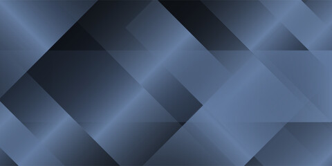 Obraz premium Modern black dark blue white abstract background. Minimal. Color gradient. Web banner. Geometric shape. 3d effect. Lines stripes triangles. Design. Futuristic. Metal metallic effect.