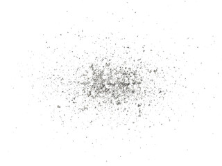 Falling shiny silver confetti isolated on transparent background. Bright festive tinsel.Effect sparkle  dust, shavings, sparks, silver particles, pussies, flakes.Confetti Luxury texture. 