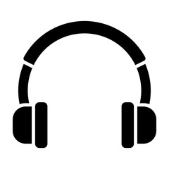 Headphone  Vector Glyph Icon Design