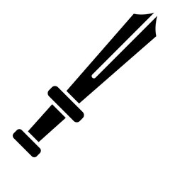 Sword  Vector Glyph Icon Design