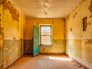 Abandoned Urban Building: Exploring Hidden Spaces, Reflecting Inner Strength