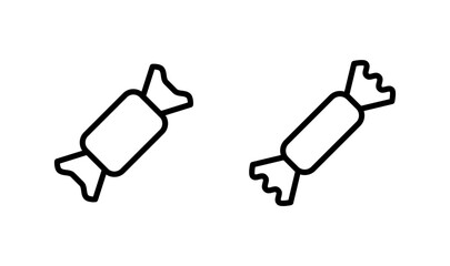 Candy icon logo design. candy sign and symbol.