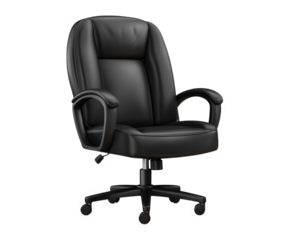 Modern ergonomic office chair designed for comfort and support, featuring adjustable height and armrests, perfect for long hours of work or study. Its sleek black design adds professional touch to