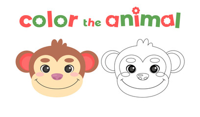 42 - Animals head coloring
