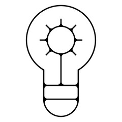 icone symbole pictogramme entreprise success ampoule jaune