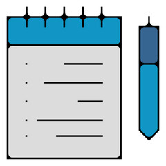 icone symbole pictogramme entreprise success travail document bloc note
