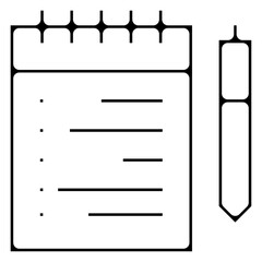 icone symbole pictogramme entreprise success travail document bloc note