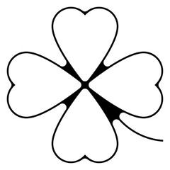 icone symbole pictogramme entreprise success travail document trefle chance