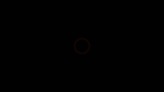 Red and Turquoise Strobe Round Disco Tunnel Background VJ Loop in 4K
