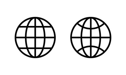 Web icon logo design. go to web sign and symbol. web click icon. Global search icon