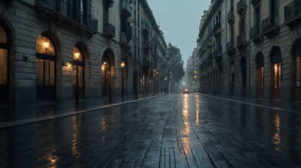 Fototapeta premium 雨上がり、物語の始まり