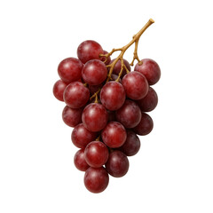 Fototapeta premium red grapes isolated on white isolated on transparent or white background png