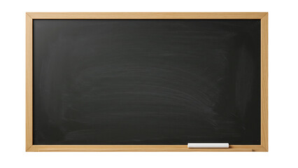 Blackboard with wooden frame