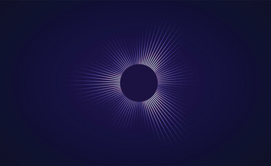 Music sound circle background, abstract digital colorful equalizer, radial music