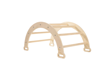 wooden toy horse  Smart Climbing Triangle with Ramp, Climbing Arch, Montessori Climber, Waldorf Ladder, 