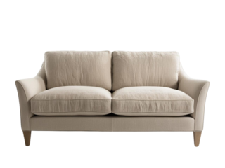 grey sofa isolated on white background