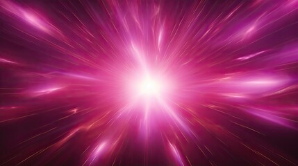 Striking magenta rays of light emanating from a central focal point, radiating outwards in a mesmerizing display.