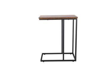 hourglass isolated on white  vidaXL Side Table Brown and Black Solid Acacia Wood