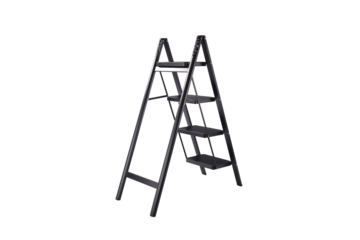 ladder on a ladder  4 Step Aluminum Folding Ladder 