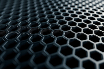 graphene molecular grid, graphene atomic structure concept, hexagonal geometric form, nanotechnology