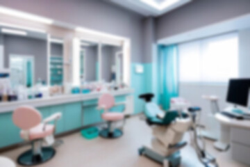 blurry beauty clinic, interior of beauty equipment in clinic with modern theme, bright lighting, blurry beauty clinic wallpaper, facial skin.