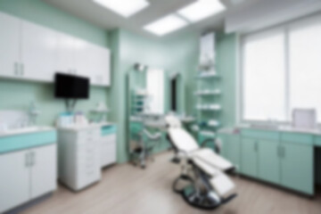 blurry beauty clinic, interior of beauty equipment in clinic with modern theme, bright lighting, blurry beauty clinic wallpaper, facial skin.