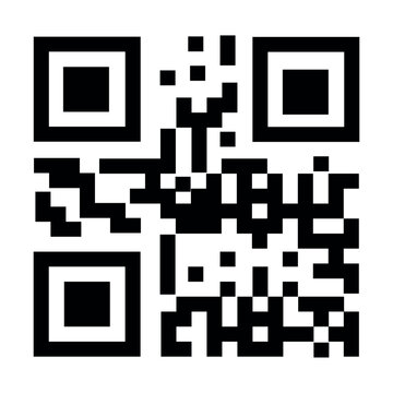 Qr code on white background