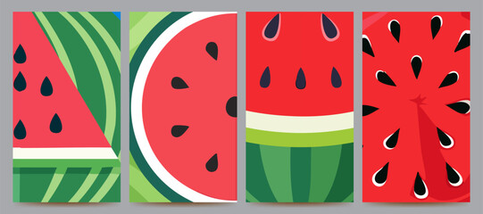 abstract fruit background set design
