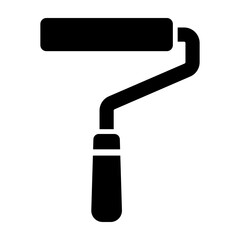 Paint Roller  Vector Glyph Icon Design