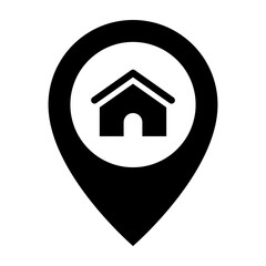Location Pin  Vector Glyph Icon Design