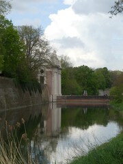 Ypres (Ieper), April 2025: Visit to the magnificent town of Ypres in Belgium - View of the ramparts...