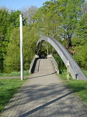 Ypres (Ieper), April 2025: Visit to the magnificent town of Ypres in Belgium - View of the ramparts...