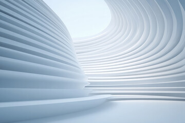 Naklejka premium Tech-Emotional Vessel Protocol 04 Harmonic Structure Shell.