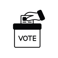 Ballot Box Vector icon
