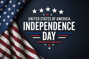 Fototapeta premium Celebrating American Independence Day A Patriotic Image