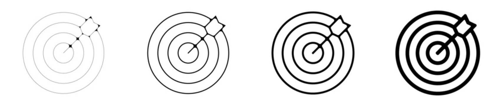 icone symbole pictogramme entreprise success cible rouge objectif graisse