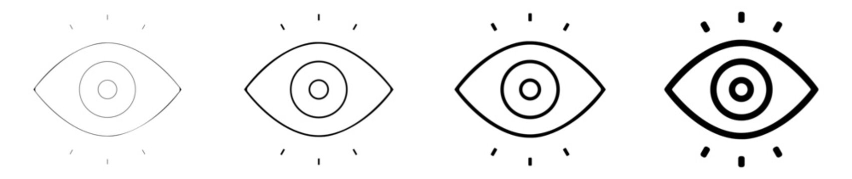 icone symbole pictogramme entreprise success oeil regard graisse