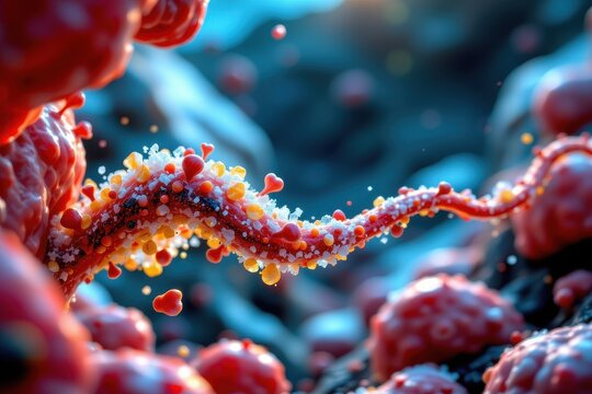 the secret creation of secretin, a shimmering substance that helps regulate digestion.