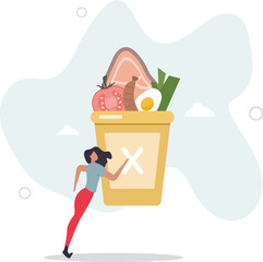 Character. reducing food waste. character life .